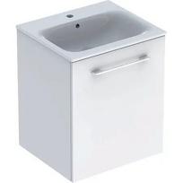 Praustuvas su pakabinama spintele Selnova Square 501.252.00.1, 600x652x502 mm, baltas
