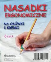 Ergonominiai pieštukų ir kreidelių dangteliai Harmonia, 6 vnt.