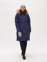 Huppa Moteriškas pūkinis paltas YESSICA, navy, XS