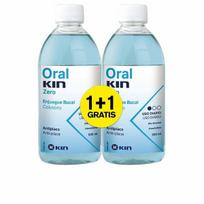 Burnos skalavimo skystis Kin Oraklin Zero, 2 x 500ml