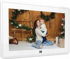 Skaitmeninis nuotraukų rėmelis Kodak LED HD 10 RCF-106, WiFi, baltas