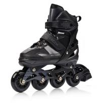 Reguliuojami riedučiai Meteor Rox, S 30-33, juodi, uniw