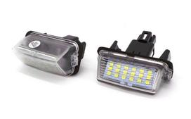 LED registracijos žibintai MotoLEDy, 2 vnt., Toyota Camry, Corolla, Prius, Ractis, Verso, Yaris LED registracijos žibintai 2vnt