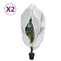 Uždangalai augalams su užtrauktukais, 2 vnt., 3,93x3 m, 70g/m²