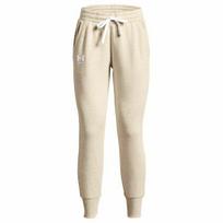 Sportinės kelnės moterims Under Armour Rival Fleece, rusvos