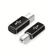 USB C į USB B adapteris,  Juoda
