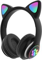 Žaidimų Ausinės Fashion Bluetooth Kids Adult Cat Ear Led Užsidega Belaidė Žaidimų Galvutė