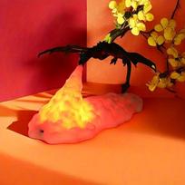 3D spausdinta drakono lempa, Raudonasis drakonas
