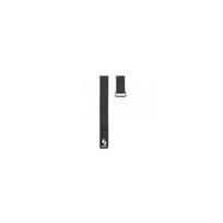 „Connect“ 22 mm plokščia galvute odinis - silikoninis magnetinis laikrodžio dirželis (130 mm M / L), juodas