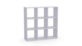 Modulinės atviros lentynos 3x3 WHITE