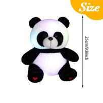 LED šviečiantis pliušinis pandos žaislas, 30 cm / 11,8 colio