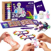 Meno rinkinys Šviesos plastilino savaime kietėjančios baltos pastelės akiniai