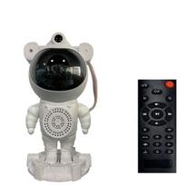Projektorius Astronaut Starry Sky LED lempa su nuotolinio valdymo pulteliu – puiki dovana vaikų ir suaugusiųjų miegamiesiems, Kalėdoms, gimtadieniams, Valentino dienai ir kt.