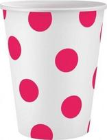 Popieriniai puodeliai Dots, 6 vnt.