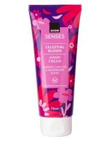 Avon Celestial Bloom rankų kremas su žibuoklių ir aviečių kvapu, 75 ml