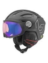 BOLLE V-RYFT MIPS Black Shiny slidinėjimo šalmas, 55-59cm