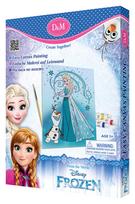 Piešimo ant drobės rinkinys „Elza ir Ana“ Ledo šalis (Frozen) D&M