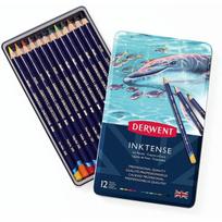 Akvarelinis pieštukas Derwent Inktense 12vnt. metalinė dėžutė