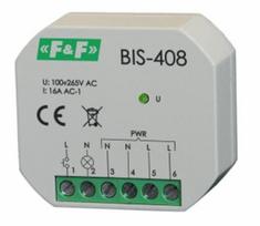 BIS-408 LED įjungimo ir išjungimo bistabili relė