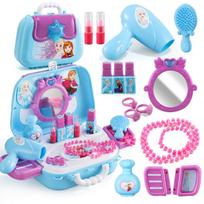 Žaislų grožio salonas lagamine Frozen
