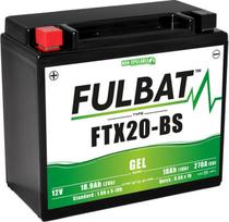 Akumuliatorius Fulbat GTX20-BS, 18 Ah 270 A EN 12V
