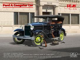 Klijuojamas Modelis ICM 24052 Ford A Gangster Car 1/24