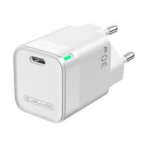 Jellico C43 Mini PD 30W QC 3.0 išmanusis adaptyvusis greitasis įkroviklis su 1x USB-C (5-20V) baltas