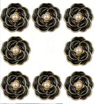 Metalinės sagos Coco1 23 mm 8 vnt.