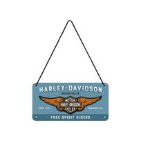 Metalinė plokštė Harley-Davidson logotipas