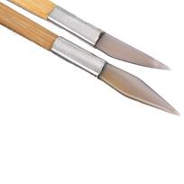 Poliravimo įrankių rinkinys,  Steel handle knife type agate knife