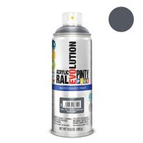Vandens pagrindo akriliniai purškiami dažai RAL 7011 PintyPlus Evolution 400ml