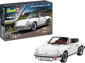 Revell - 50 Years of Porsche 911 G-Model Porsche 911 Carrera Cabrio dovanų komplektas, 1/24, 05646