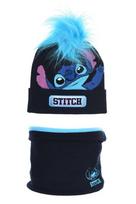 Kepurės ir šaliko komplektas vaikams Lilo & Stitch, mėlynas, 54