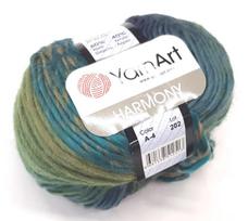 Mezgimo siūlai YarnArt Harmony 50g, spalva marga A-4