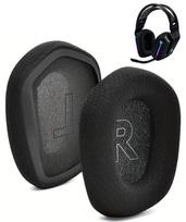 Ausų pagalvėlės Kempinėlės, skirtos Logitech G733 G335 G535 MEMORY FOAM Black