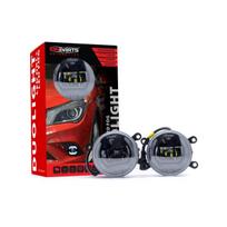 EinParts DL06 Dieniniai žibintai LED DRL Rūko žibintai 6000K 12/24V, skirti Citroen, Mercedes, Mitsubishi, Nissan, Renault, Subaru