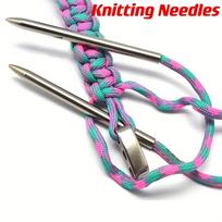 Plieninių paracord pynimo adatų rinkinys