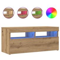 Televizoriaus spintelė su led, artisano, 90x35x40cm, mediena
