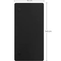 SONGMICS elektrinis rašomasis stalas, melamino danga, MDF, 140 x 70 x 1,8 cm, juodas