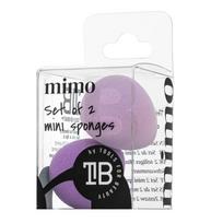 MIMO mini maskuojamosios kempinėlės violetinės spalvos, 2 vnt., makiažo kempinėlių rinkinys