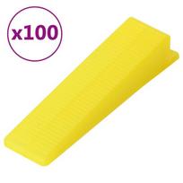 vidaXL Plytelių išlyginimo pleištai, 100vnt.