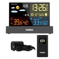 Meteorologinė stotelė juoda su DCF METEO SP110C