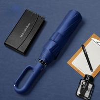Automatinis skėtis, sustiprintas žiedas 10 šonkaulių.,  Mėlyna