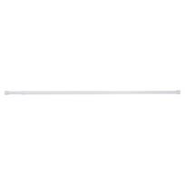 Vonios užuolaidos karnizas 125 - 220 cm, baltas