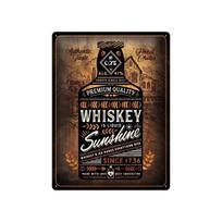 Metalinė plokštė 30x40 cm / Whiskey Sunshine