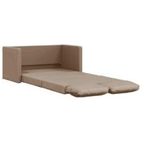 Grindų sofa-lova，Poilsio sofa, 2-1, kapučino, 112x174x55cm, dirbtinė oda CFE50567