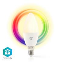 Naujovė! Nedis Wi-Fi Valdoma LED Lemputė E14 4.5W su 350lm Šviesos srautu ir Pilna Spalvos RGBW Galimybėmis