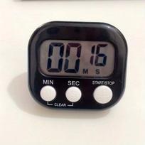 Elektroninis daugiafunkcis laikmatis su LCD, juoda