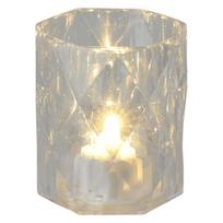Akrilo žibintas tealight 6cm žvakė vadovaujama žvakių laikiklis šildytuvas