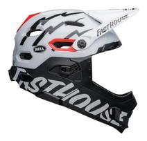 Dviratininko šalmas Bell Super DH Mips Spherical, baltas/juodas, 58-62 cm